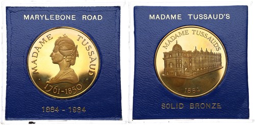 Medaille madame tussaud - -,